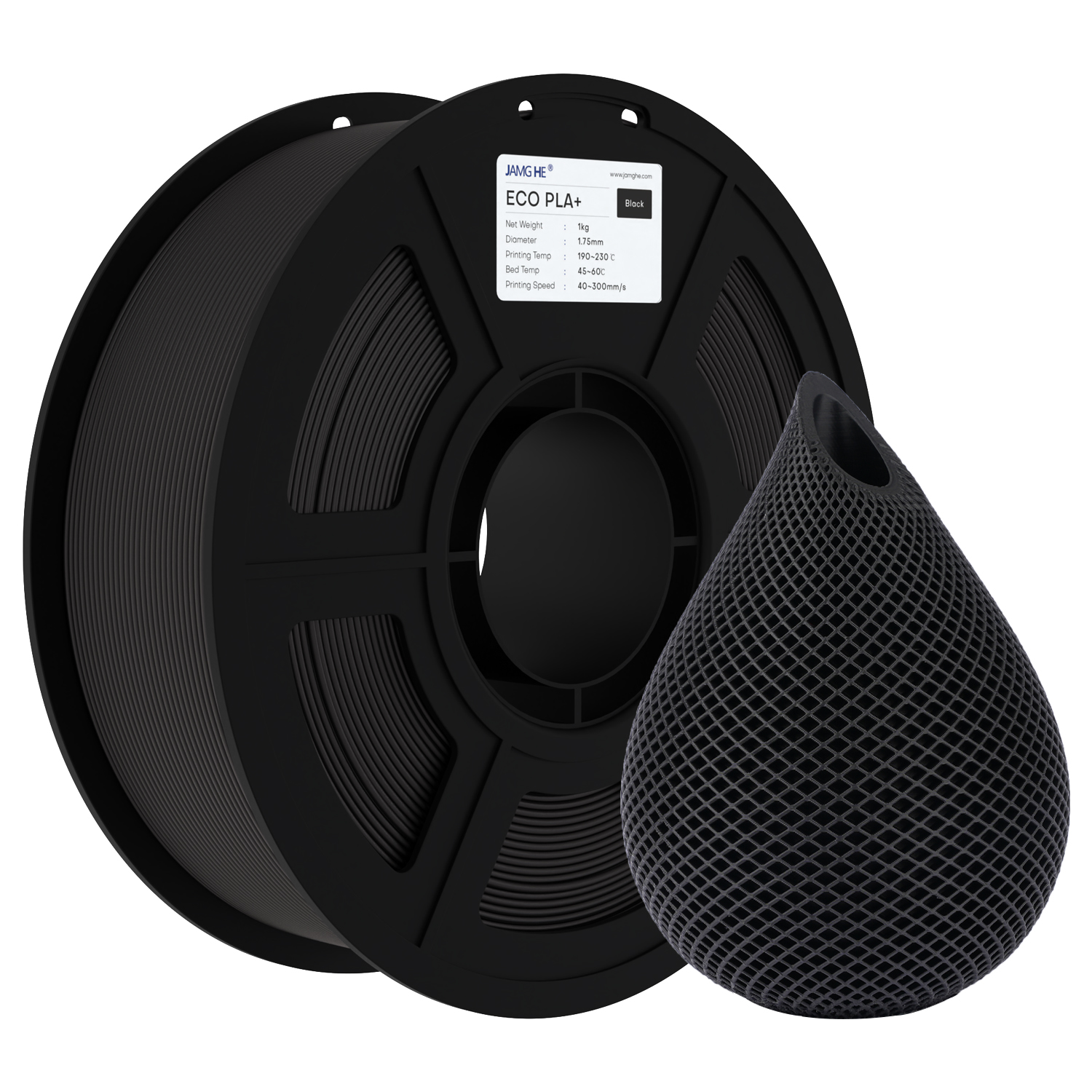 JamgHe ECO PLA+ Fekete (black)