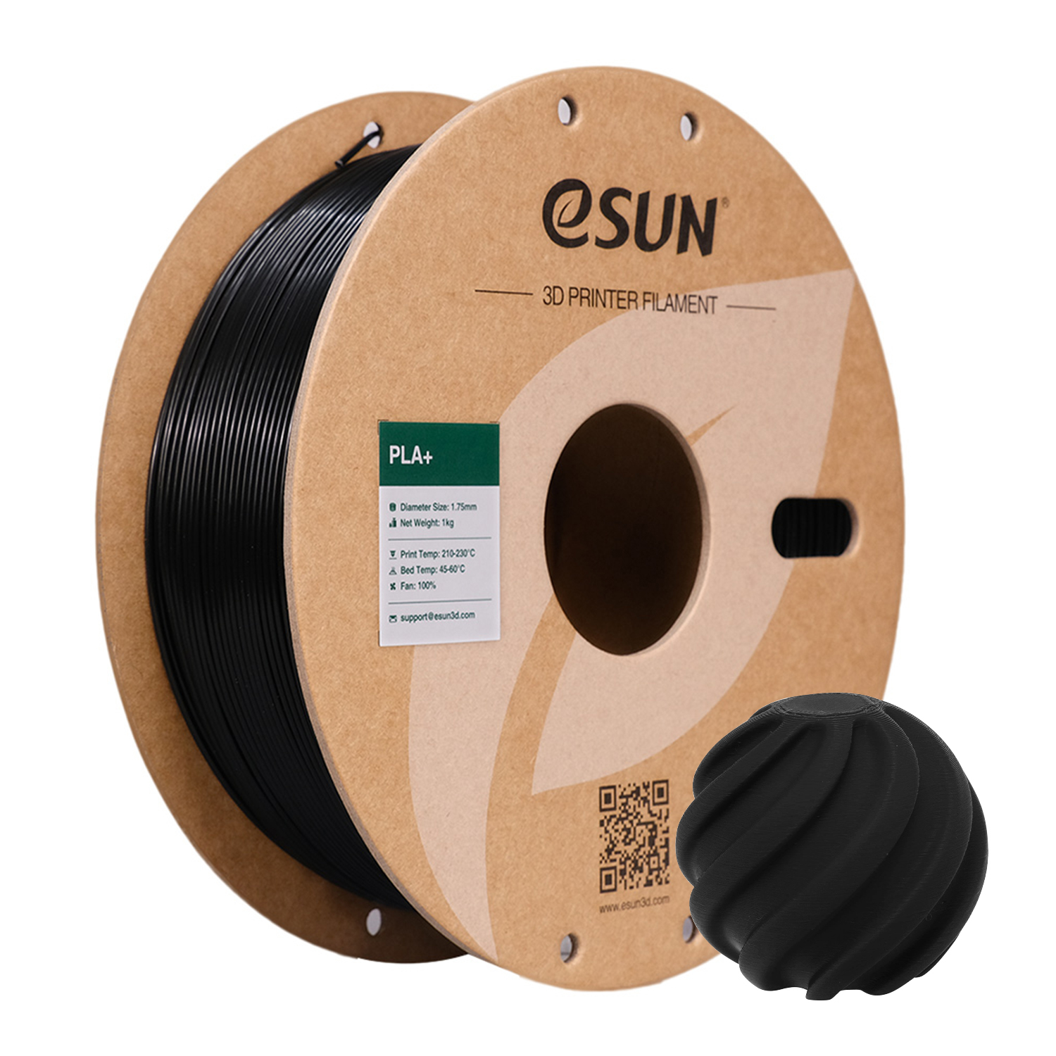 eSun PLA+ Fekete (black)