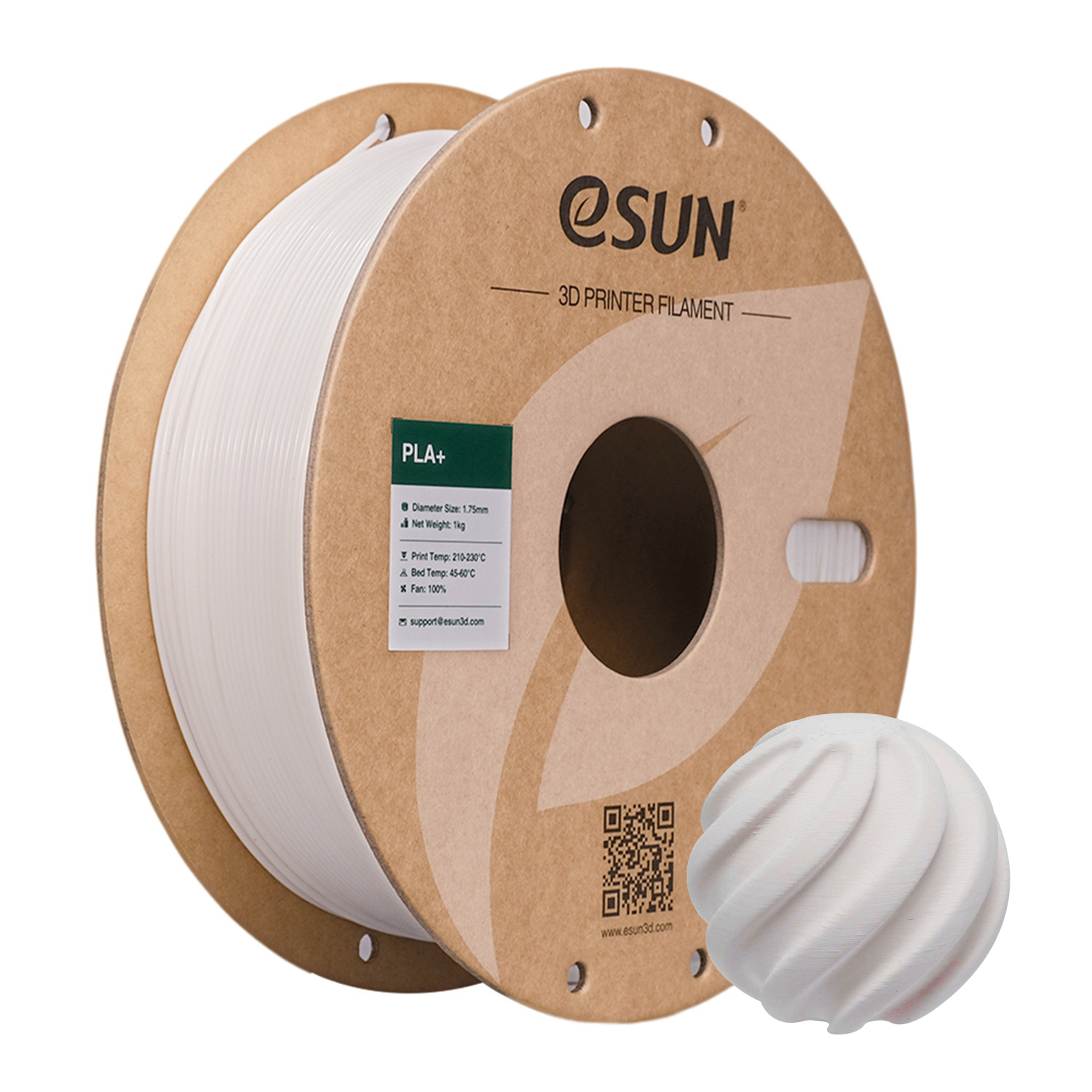 eSun PLA+ Fehér (white)